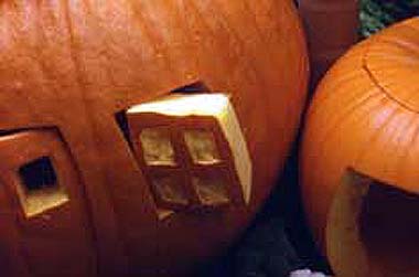Design a haunted village with your family the next time you carve pumpkins