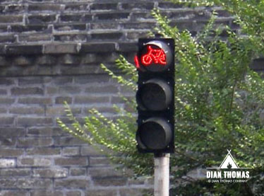 Biking is a main mode of transpiration in China.
